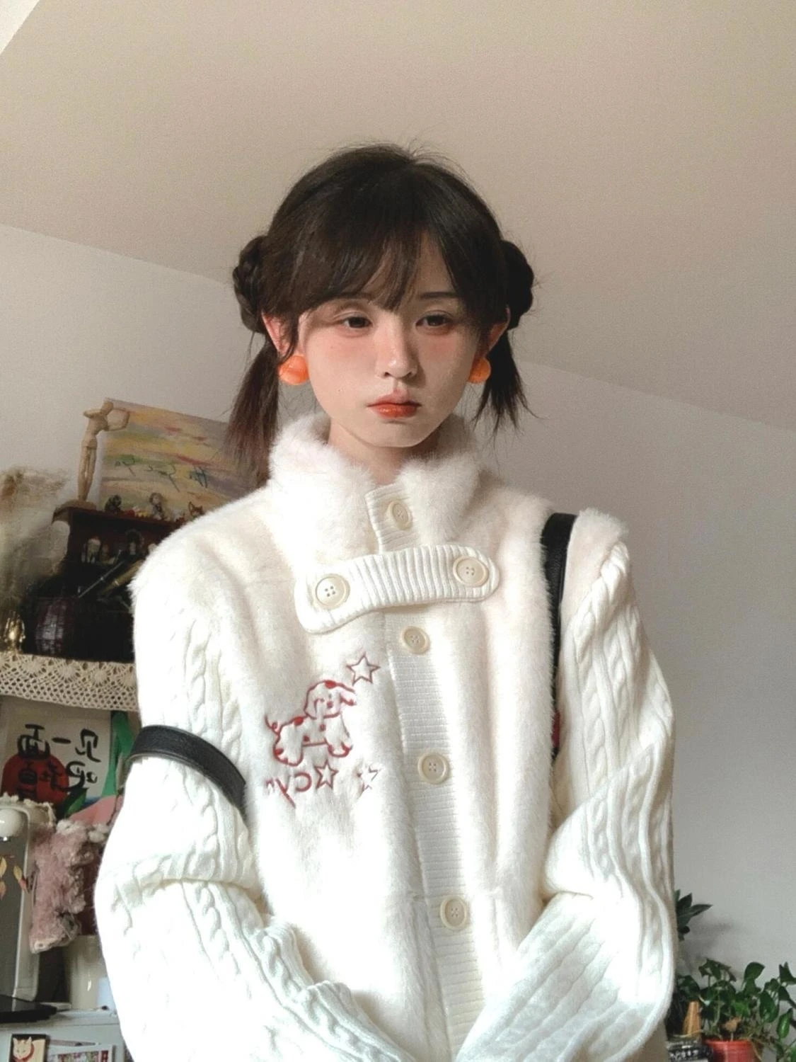 American Vintage Autumn Sweaters Casual Women Long Sleeve Sweater Kniited Jumpers Y2K Vintage Subculture Kawaii Girl Clothing