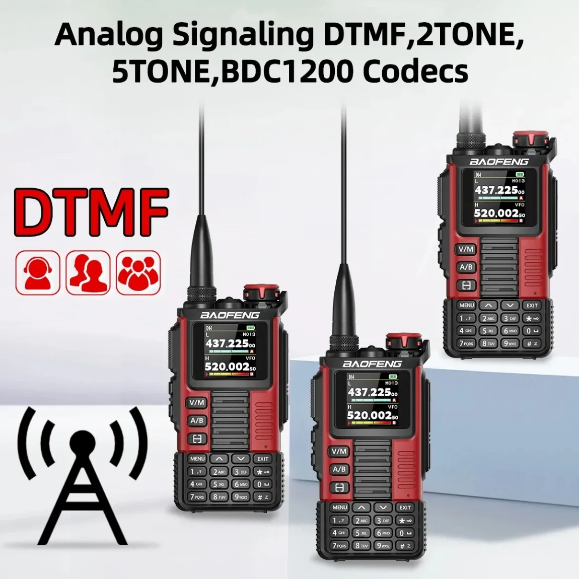 Baofeng UV-K67 PRO Walkie Talkies Long Range Multi Band DTMF Wireless Copy Frequency 640CH NOAA Typ-C Ham Two Way Radio UV-5R