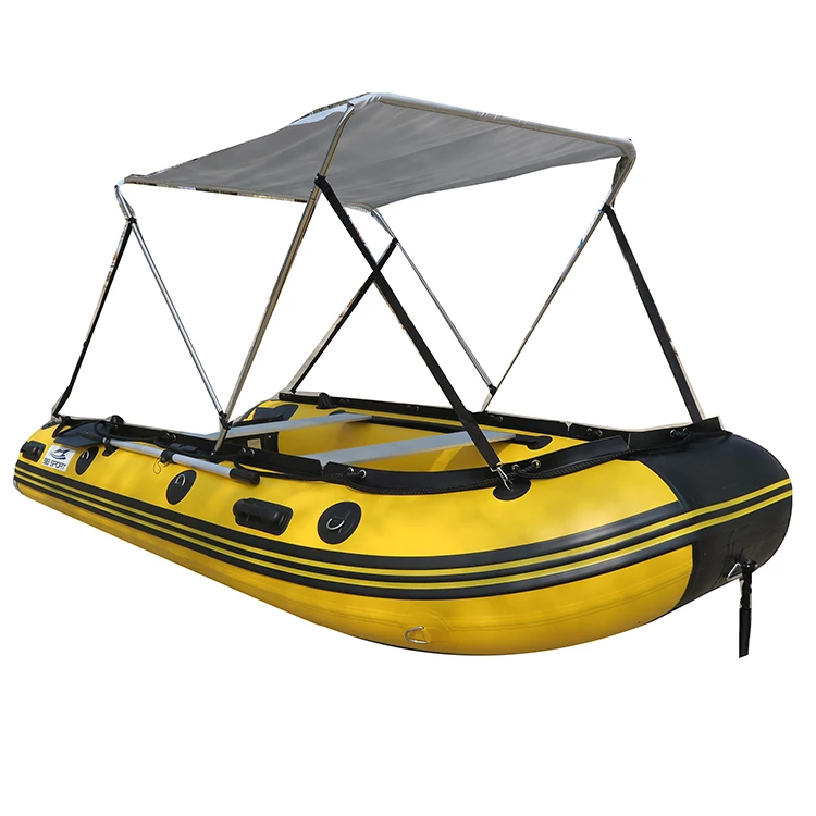 Green With Black Mini Inflatable Boat Inflatable Fishing Boat