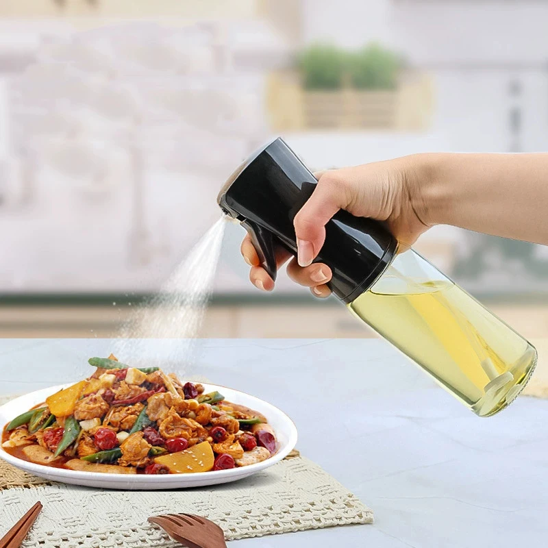 200ml 300ml Oil Spray Bottle Kitchen BBQ Cooking Olive Oil Dispenser Camping Baking Empty Vinegar Soy Sauce Sprayer Containers