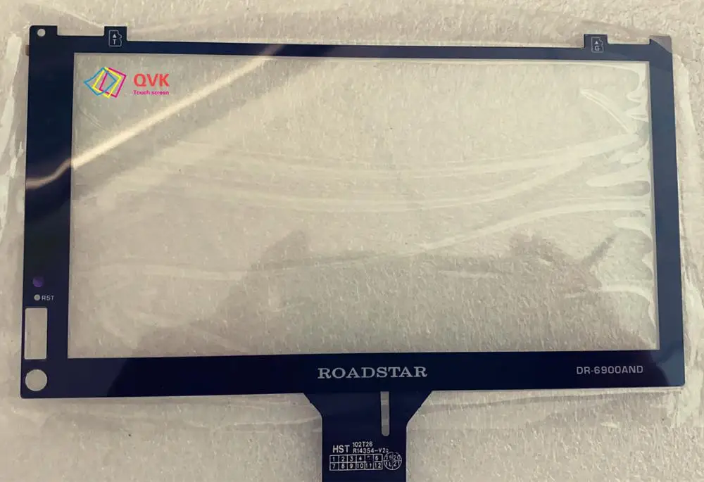 

QVK черный сенсорный экран для ROADSTAR DR-6900AND, запасные части для ремонта сенсорной панели