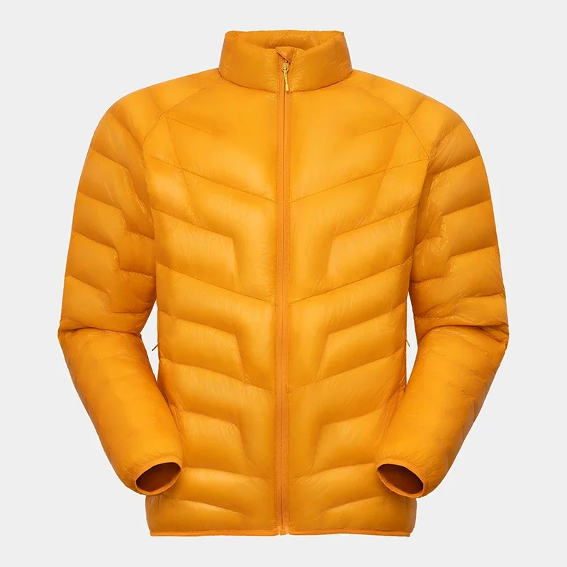 Ultra Light 90% Duck Down Jackets Men's Outdoor Wear Windproof and Warm Inside Puffer Coats Spring Autumn Solid Lightweight Tops