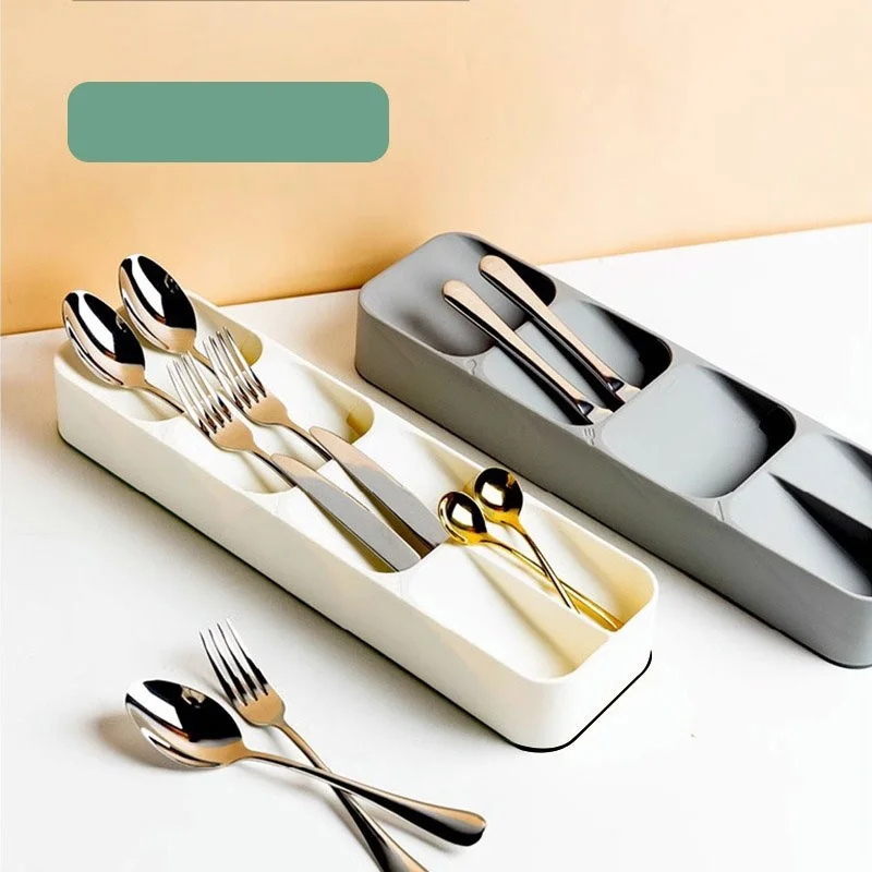 Spoon Storage Box Cutlery Tray Knife Holder Knife And Fork Storage Tableware Organizer Plateau Knife Block Holder Kitchen Tool