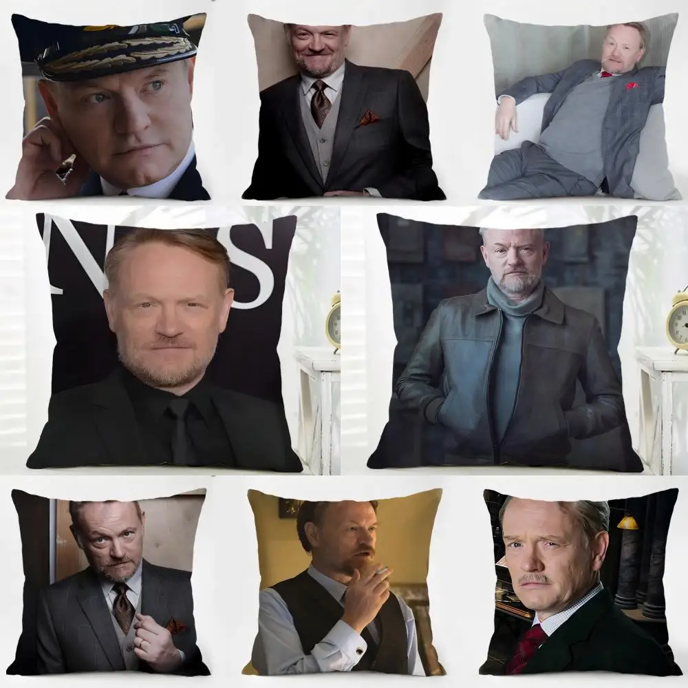 J-Jared Harris Cushion Cover Pillow Case Soft Friendly Fabric & Concealed Zipper