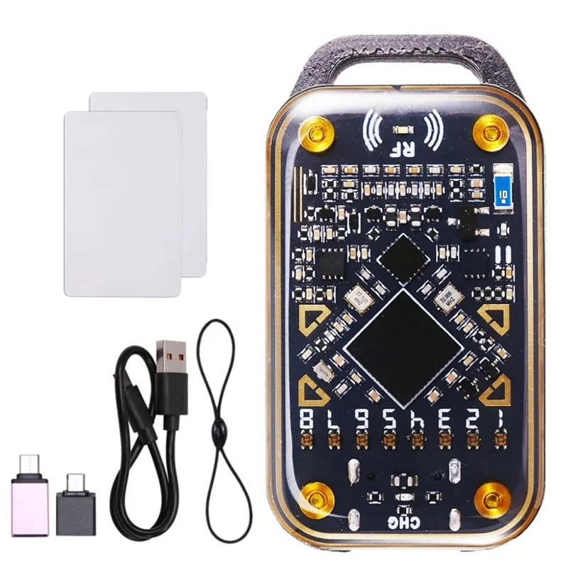 

ABGI-Chameleon Ultra RFID Smart Chip Reader Smart Card Emulator NFC Duplicator 125Khz 13.56Mhz ID IC Card Decode +2XCUID Card
