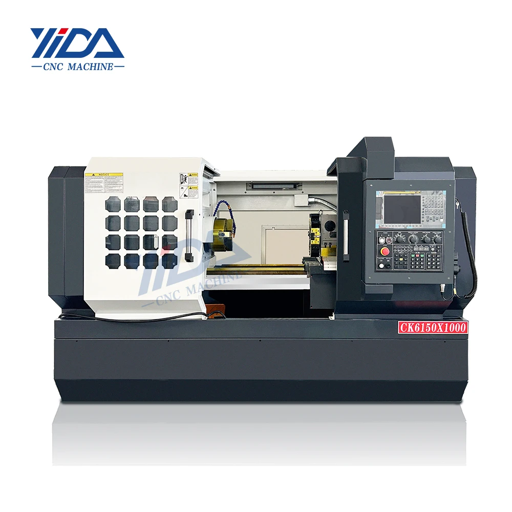 System CNC Heavy Horizontal CNC Lathe CK6150X1000MM Flat Bed metal CNC Lathe