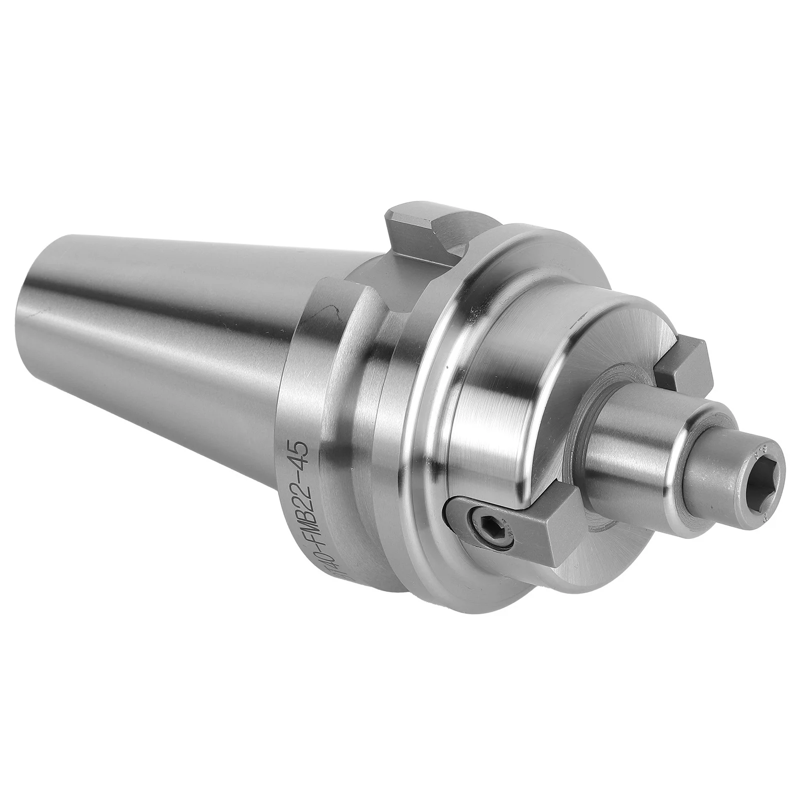 CNC Tool Holder High Carbon Steel Collet Chuck for Milling Machine Cutter BT40‑FMB22‑45