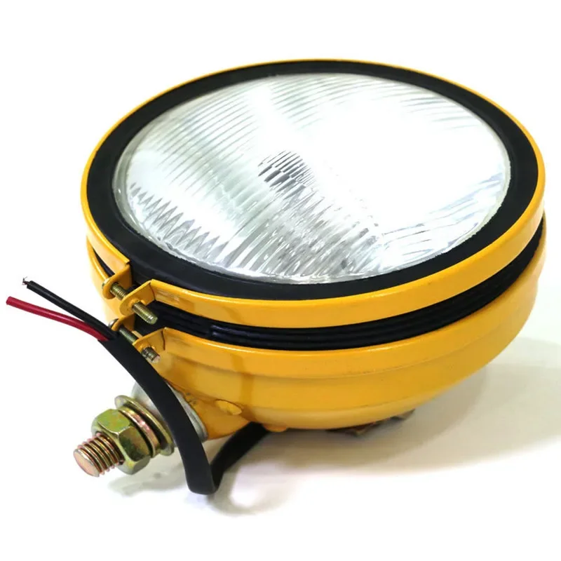 

2/1X 6 Inch 24v Yellow Car Round Work Driving Light Te20 Tea20 Ted20 Tef20 Tractor Headlight
