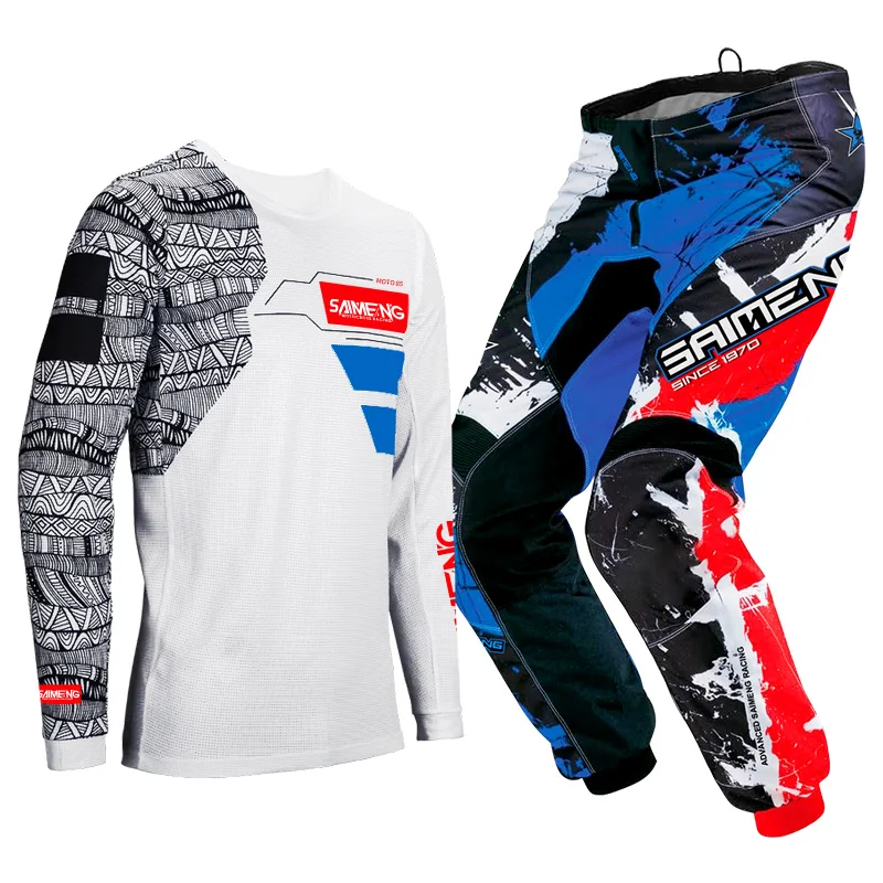 motorcycle suit cross child 4 5 6 7 8 9 10 11 12 year motocross gear set MX Customize name number Enduro boy girl off-road MTB