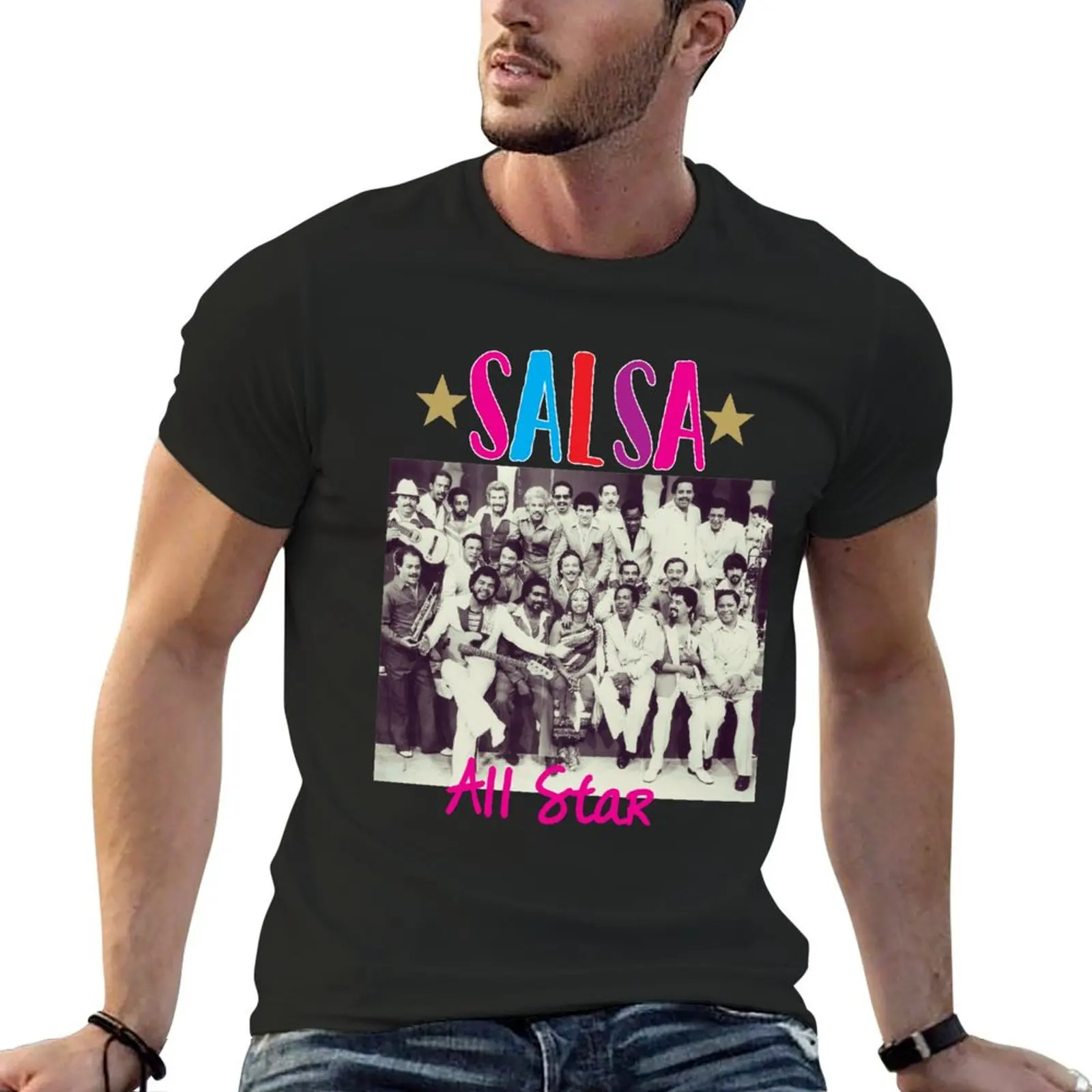 Salsa Singers T-Shirt tops plus size clothes clothing for men