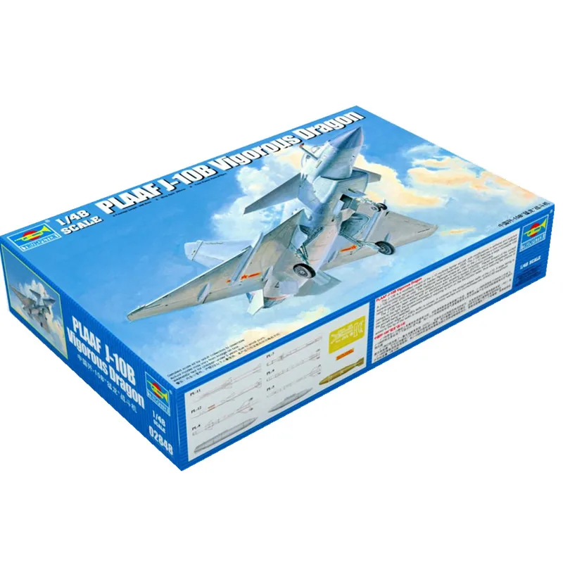 

1/48 Fighter J-10B Raptors Chinese Assembled Aircraft Model