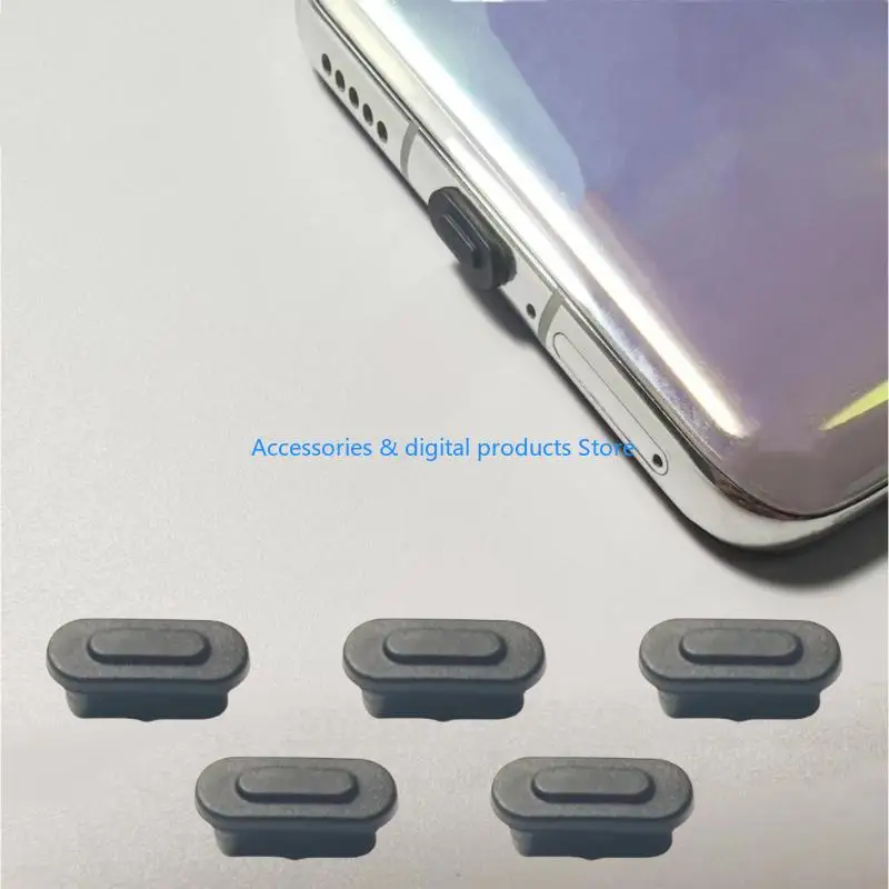 77JD Charging Port Protector Cover Type-C Dust Plugs Plastic USB C Dust Cover Phone Type C Dustproof Caps for Action Camera