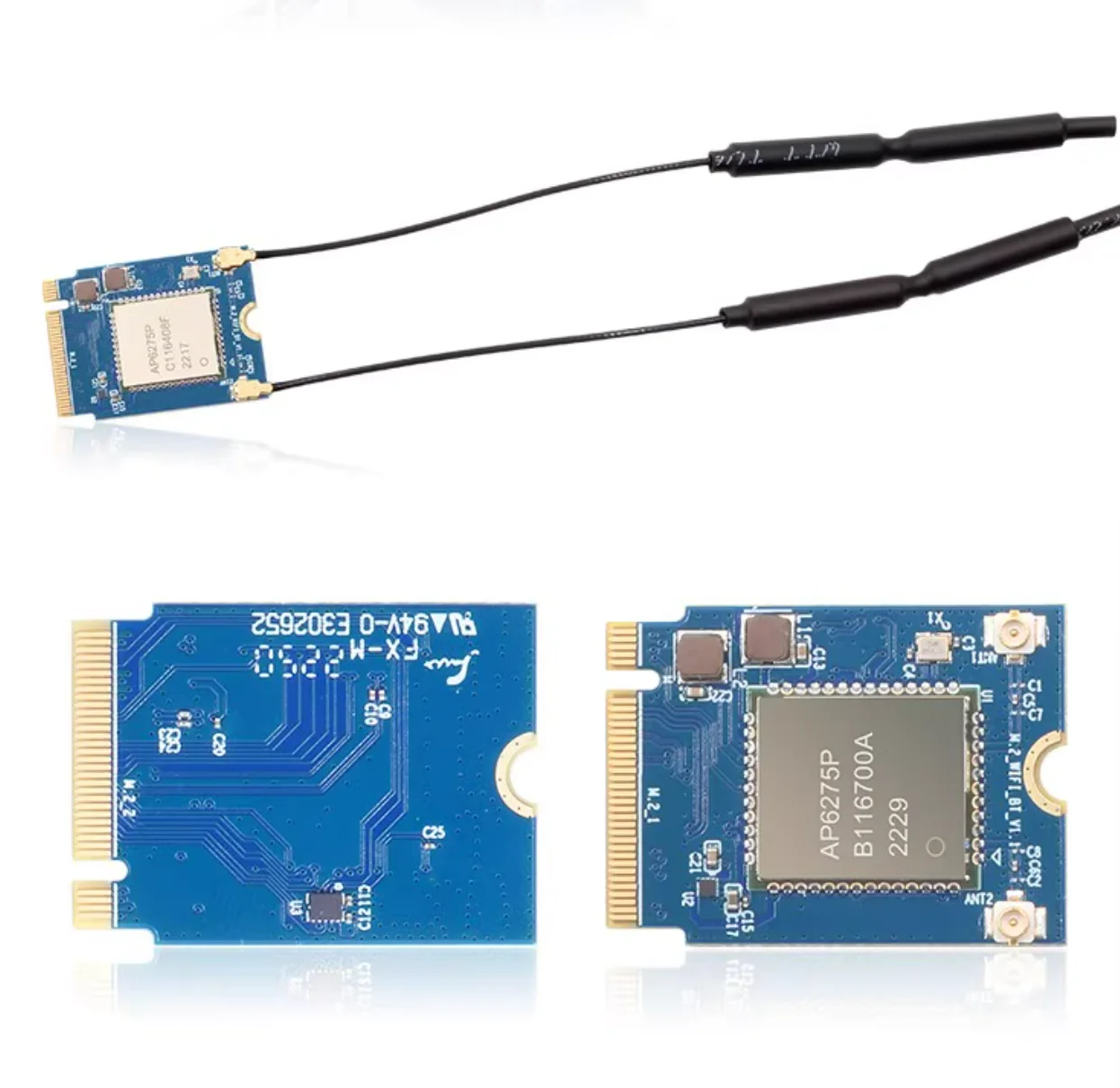 

Двухдиапазонный модуль Orange Pi 5 Wi-Fi 6 и BT 5,0, 2,4/5 ГГц, 1200 Мбит/с MIMO, 2 антенны, PCE и UART/PCM для быстрой беспроводной связи