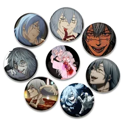 32/44/58mm Hot Japanese Anime Mahito Jujutsu Button Pin Cartoon Character Brooch Badge Bag Decor Fans Collect Friend Gift