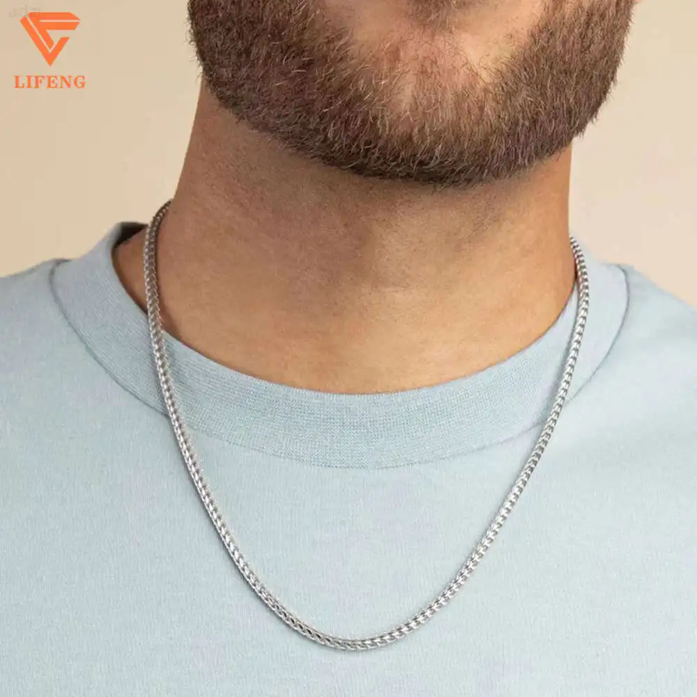 New Arrivals Fashion Jewelry 925 Sterling Silver High Quality 2.5mm Hiphop Cuban Chain Mens Gold Plated Necklace Franco Chain