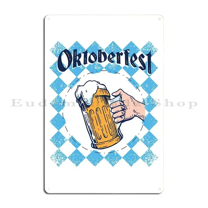 Oktoberfest Graphic Metal Plaque Poster Customize Painting Vintage Cinema Plaques Tin Sign Poster