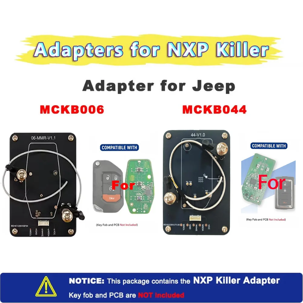 CNP259 Solder-Free Adapters Base MCKB006 MCKB044 for Jeep Work with NXP Killer Support Unlock Adding for NXP NCF29XX Chip