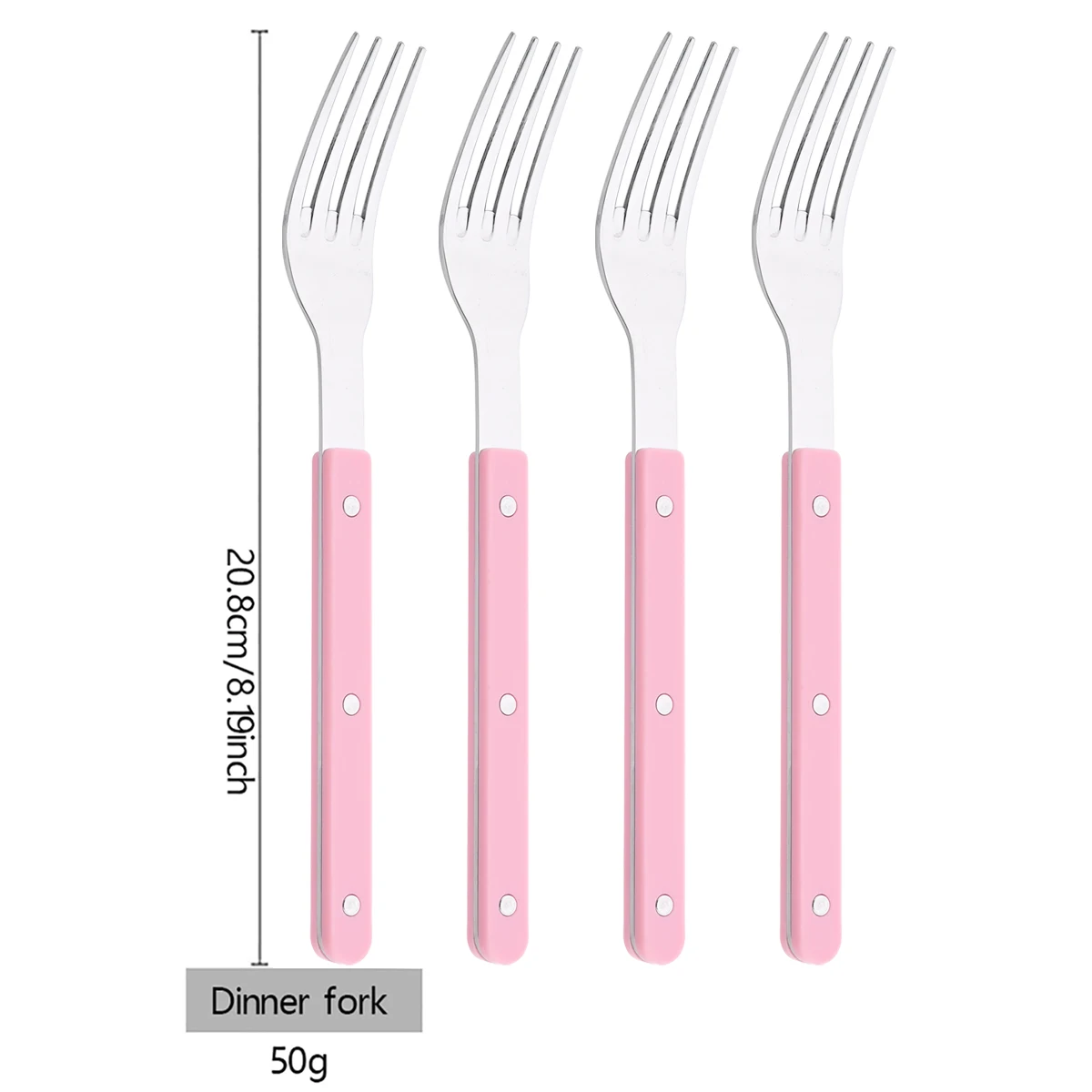 4Pcs Mirror Dinner …