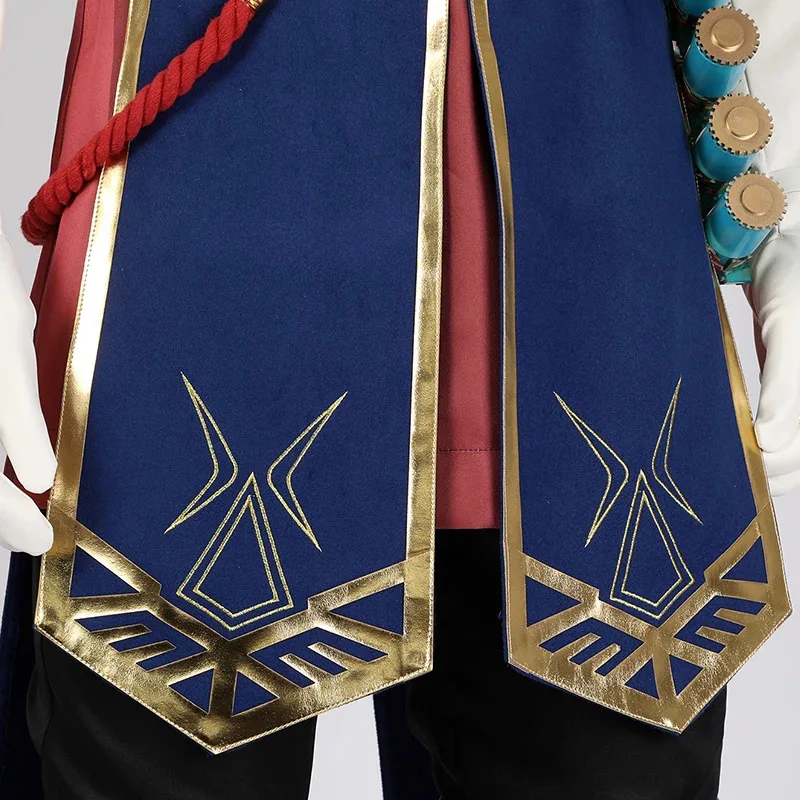 لينك أزياء تنكرية للحراس شعر مستعار موحد لعبة زيلدا لعب الأدوار ملابس حفلات الهالوين كرنفال للرجال