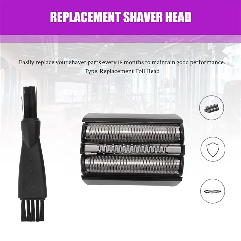 A76G-New Replacement Foil Cutter Shaver Head For Braun 52B Series 5 5070 5090 Good Performance Replacement Foil Head