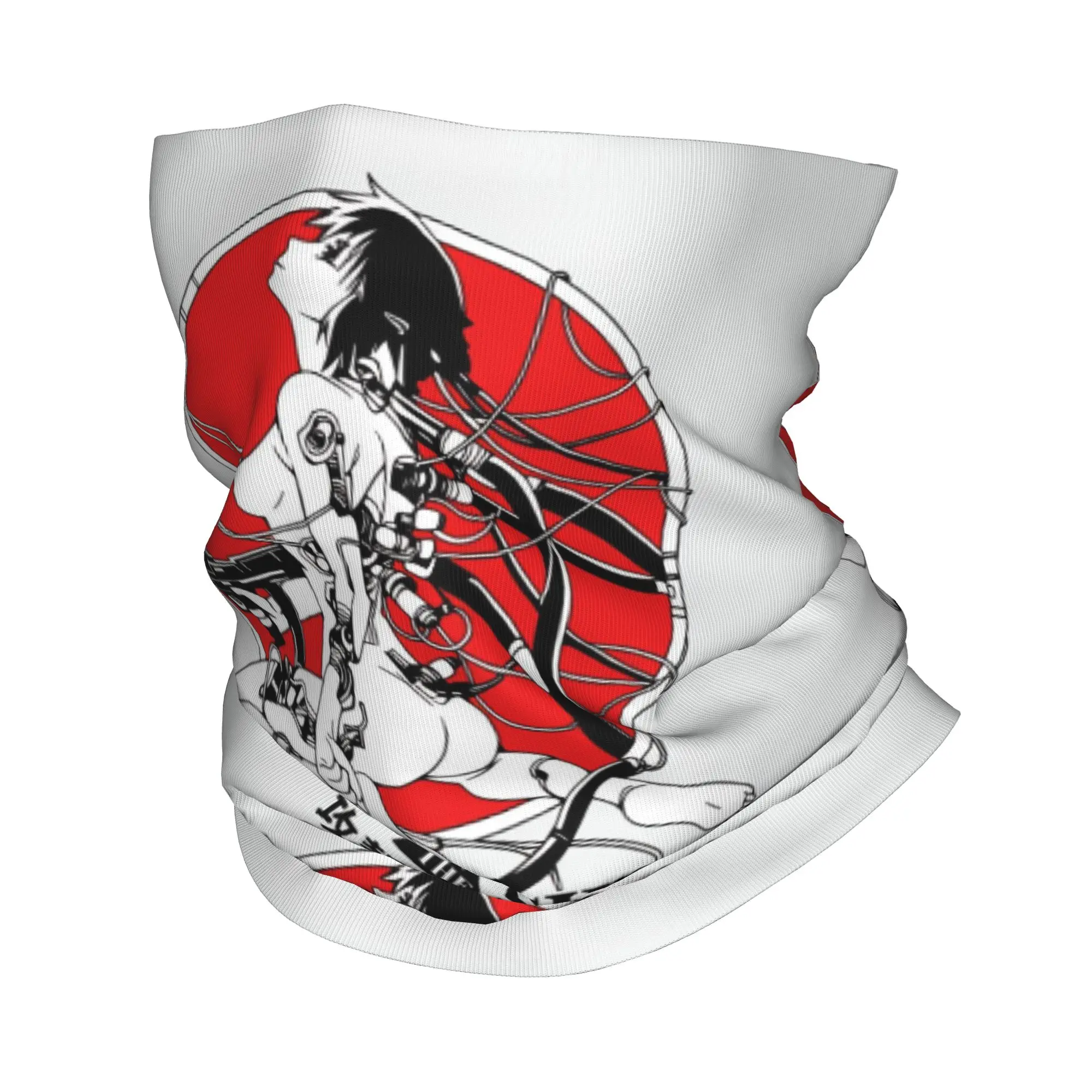 Motoko KusanagiGhost In The Shell  Bandana Neck Warmer Men Women Winter Hiking Ski Scarf Gaiter Comics Anime  Face Cover