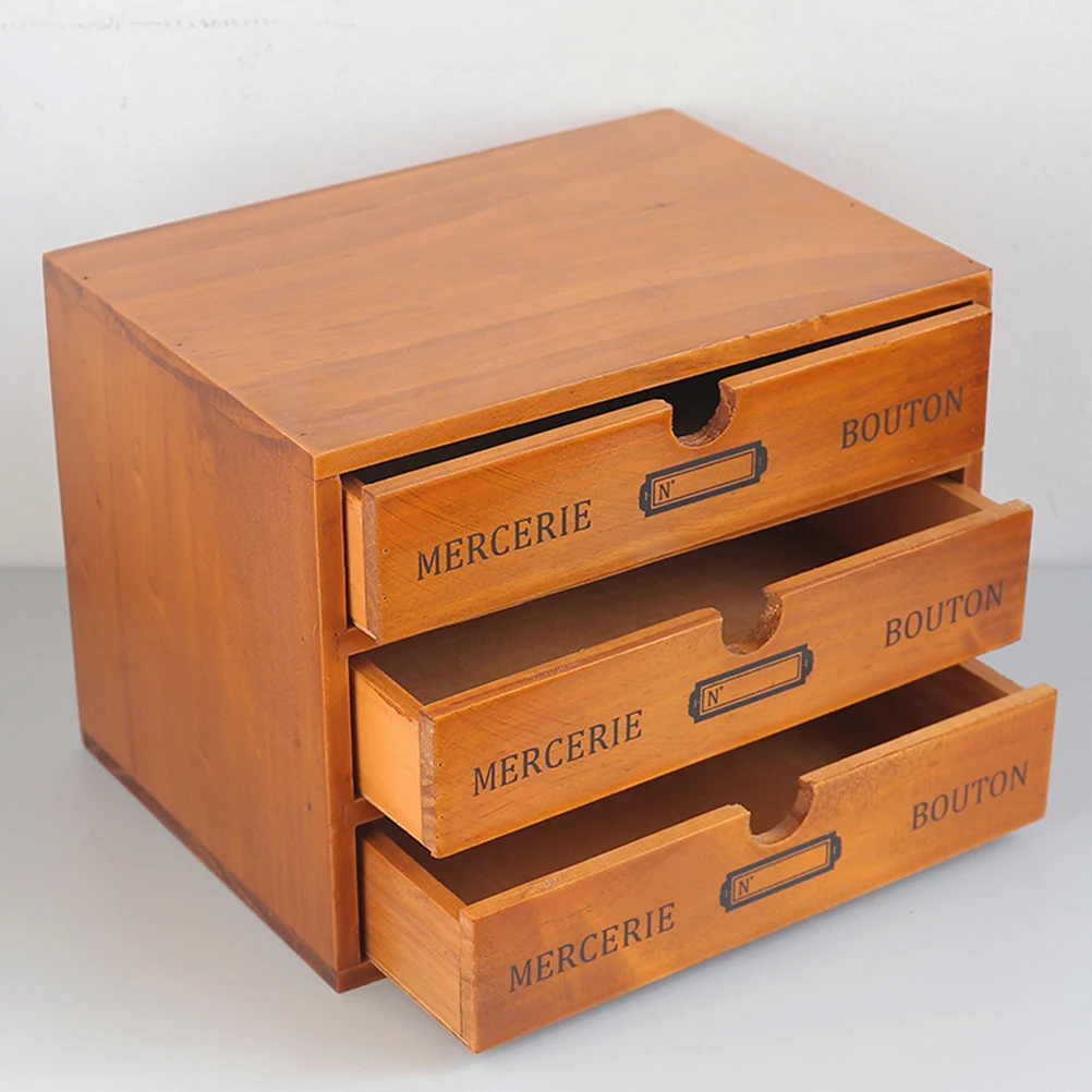 

Desktop Storage Organizer Large Capacity Drawers Stationery Box Tabletop Case For Bedroom Office Kitchen