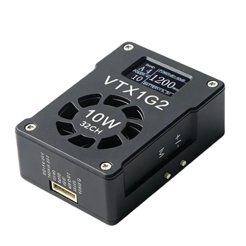 B05C-1.2G 10W FPV VTX 32CH FPV Audio/Video Transmitter With OLED Display 7-35V IRC Tramp For FPV Long Range RC Drone