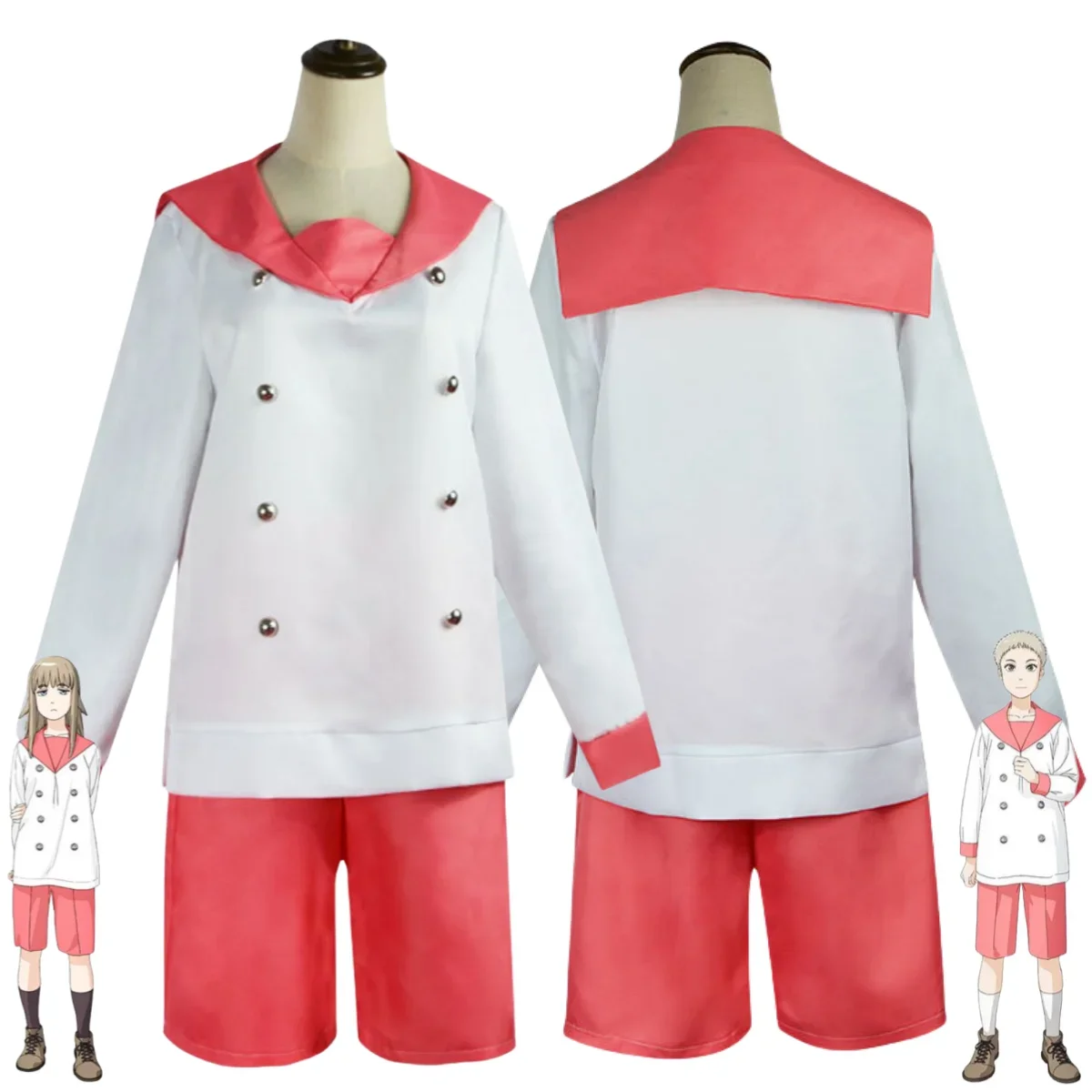 Anime Heavenly Delusion Mimihime Tokio Cosplay Costume Tengoku Daimakyou School Uniform Tops Pants Man Woman Party Halloween