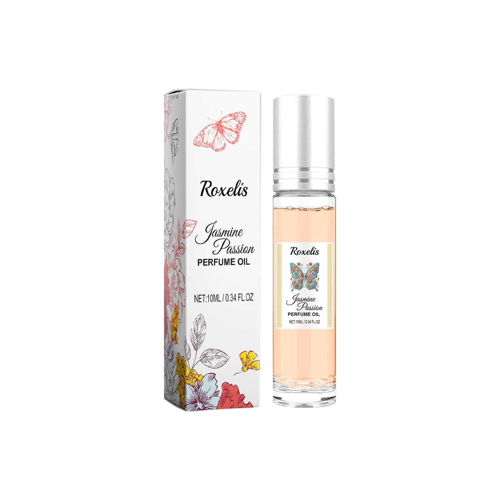 Rolling Jasmine Parfum, langdurige geur Draagbare fles Parfum Charmante charme Parfum Feromoongeur Deodorant