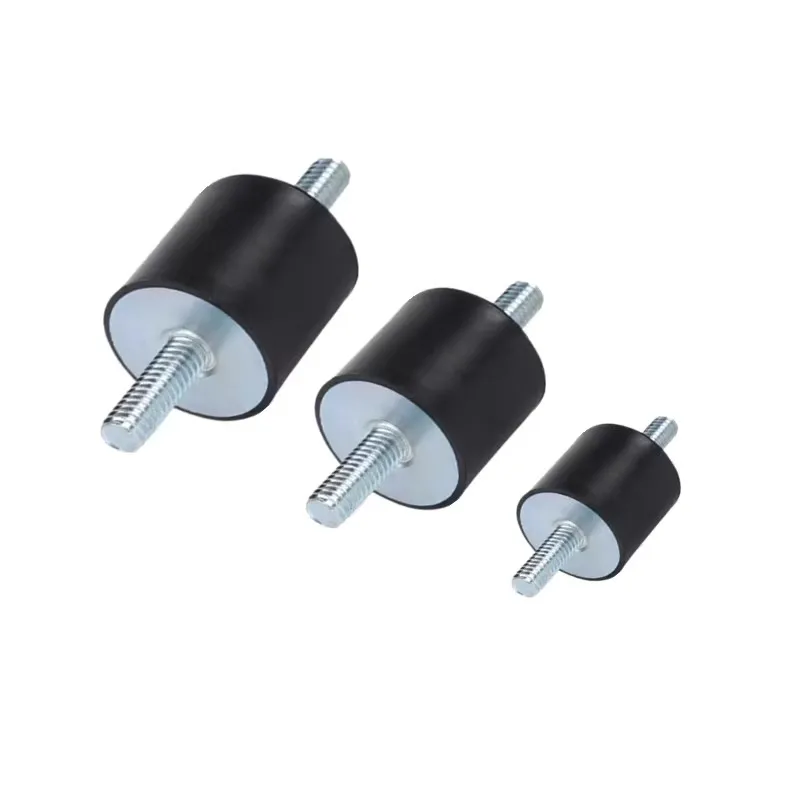 VV-Type Rubber Shock Absorber External Threads At Both Ends Anti-vibration Stud Anti-slip Block Buffer Pad BaseM4 M5 M6 M8~M20