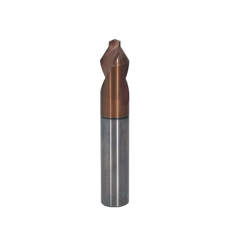 

High performance carbide center drill for numerical control machining of steel