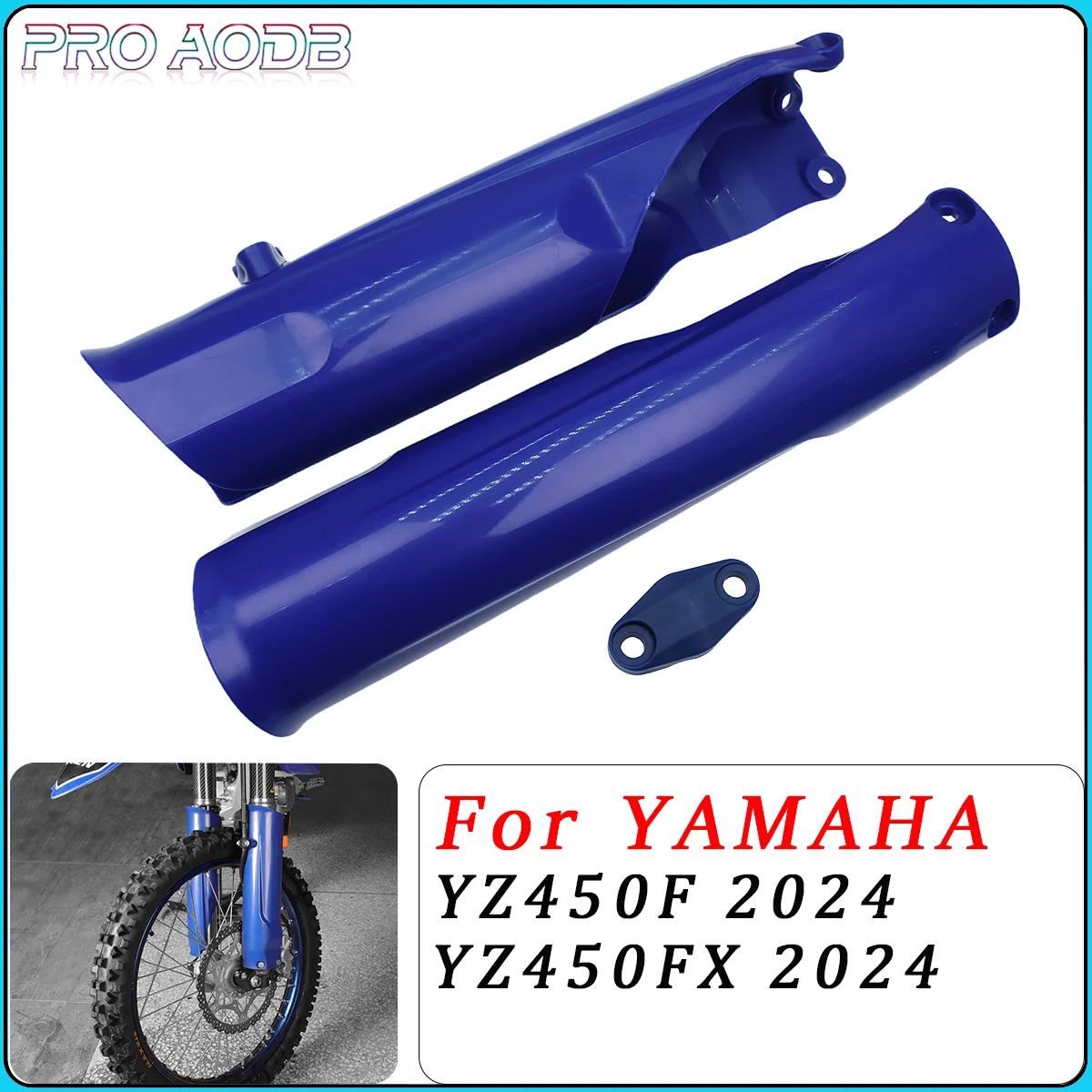 

NEW 2024 Motorcycle Front Fork Protection Shock Absorber Guard Cover Parts For Yamaha YZ450F YZ450FX YZ 450F YZ 450FX Dirt bike