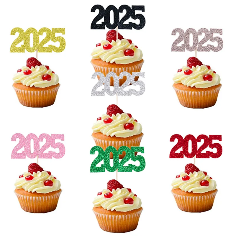 12Pcs Glitter 2025 … - image