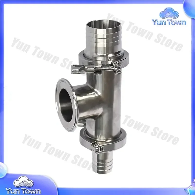 304 Pneumatic Filling Machine for Stainless Steel Three-Way Check Valve Water Inlet Outlet Pipe Valve for Liquid Filling