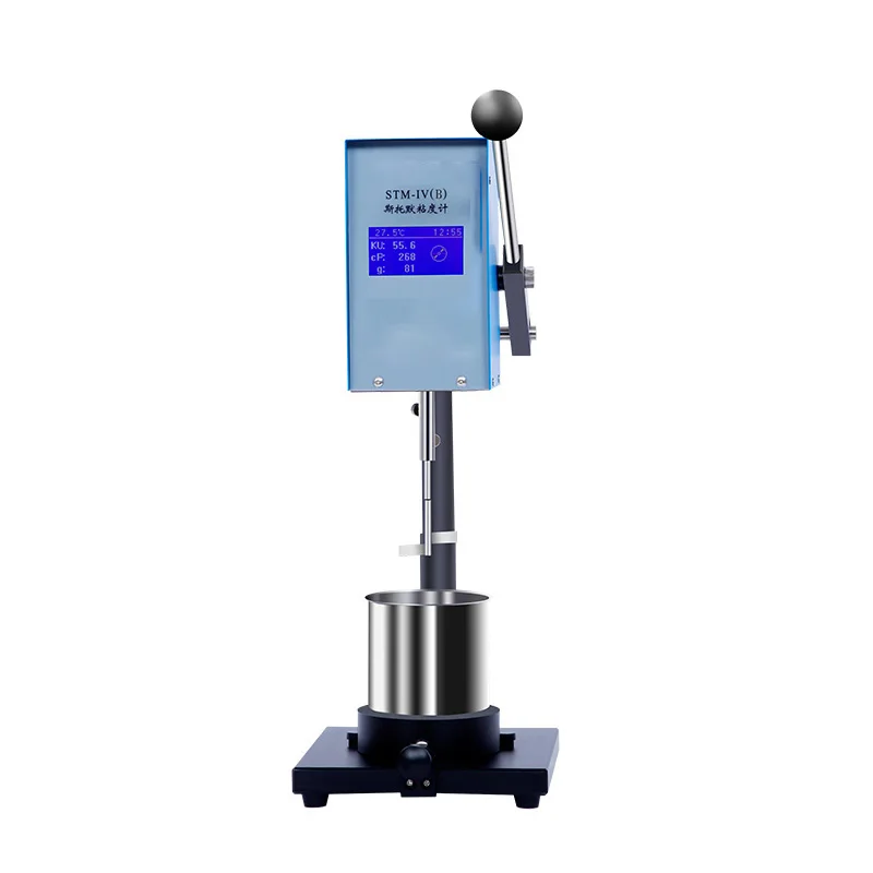 Viscometer Paint Coatings Latex Paint KU Value CP Value Temperature Digital Viscosity Tester