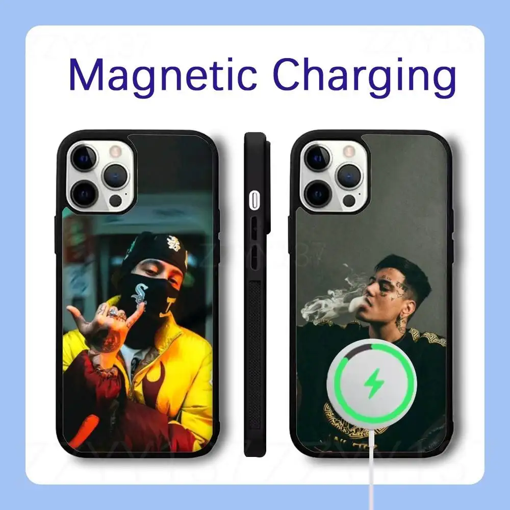 

D-Duki Rapper 5202 with Magsafe Phone Case For iPhone 17,16,15,14,13,12,Pro,Max,Plus Magnetic Wireless Charge Cover