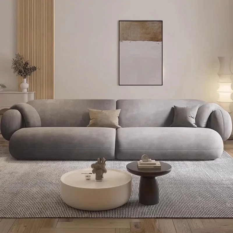 Salon nowoczesna sofa narożna Italiano Nordic Nordic leniwe pufy kanapa salon sypialnia projektant Divano Letto dom umeblowanie DWH