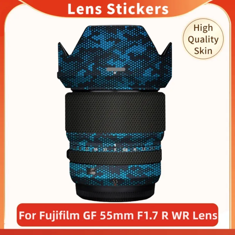 

Decal Skin For Fujifilm FUJI GF 55mm F1.7 R WR Camera Lens Sticker Vinyl Wrap Anti-Scratch Film GF55 GF55MM 55 1.7 F/1.7 F1.7R