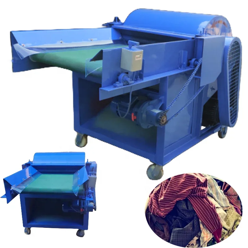 

Automation Fabric Waste Cotton Recycling Textile Waste Machine for Clothes