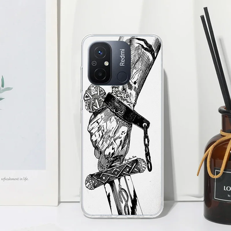 Vinland Saga Phone Case For Xiaomi Redmi 12C 12 10C 10A 10 9C 9A 9T 9 8A 8 7A 7 6A 6 Pro K70 K40 K20 Fundas Back Cover