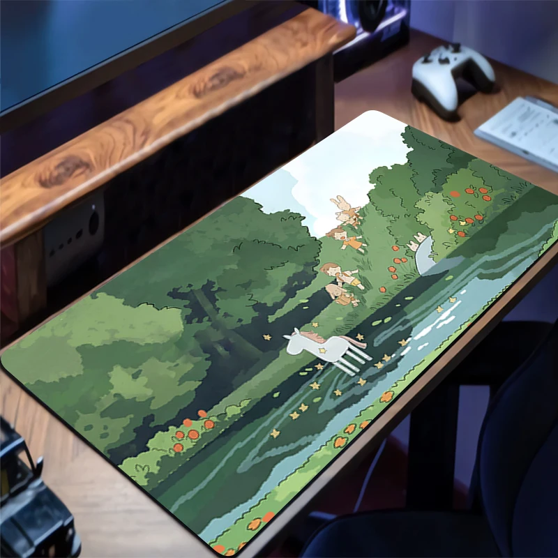 

Rubber Mouse Pad Gaming Unicorn Star Mousepad Desk Mat Simple And Generous Gaming PC Keyboard Pad Classic Computer Table Pad