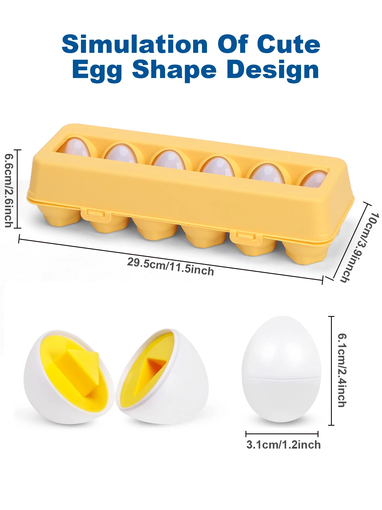 Passendes Eier spielzeug, Montessori-Babys pielzeug passende Eier puzzles, geometrisch passende Eier, Farbformen, Zahlen, Ostereier