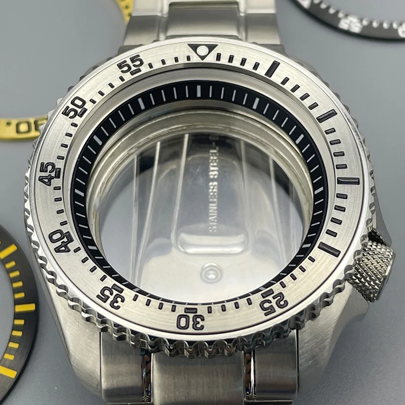 

SKX007 Bezel Insert 38mm*31.5mm Fashion Steel Ring Fits SKX007 SKX009 SRPD Watch Cases NH35 NH36 Movement Men's Watch Parts