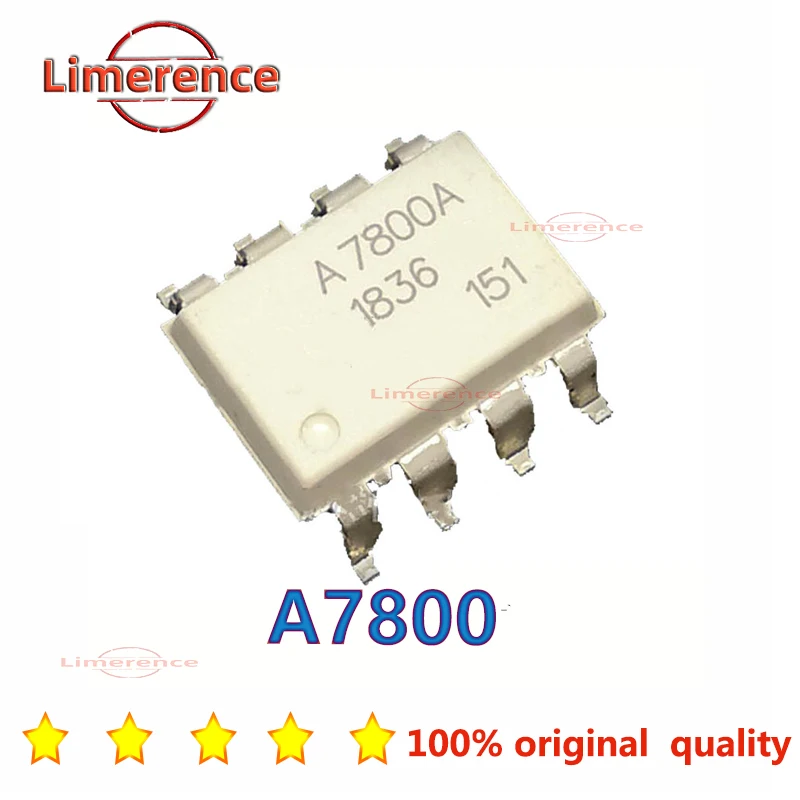 50PCS  A7800 7800 HCPL-7800  HCPL7800  HCPL-7800-000E SOP-8