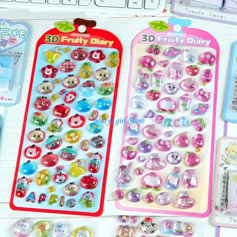 C7AB Handcraft Sticker Reusing Tiny Patches for Water Bottle, Notebook, Scrapbooking