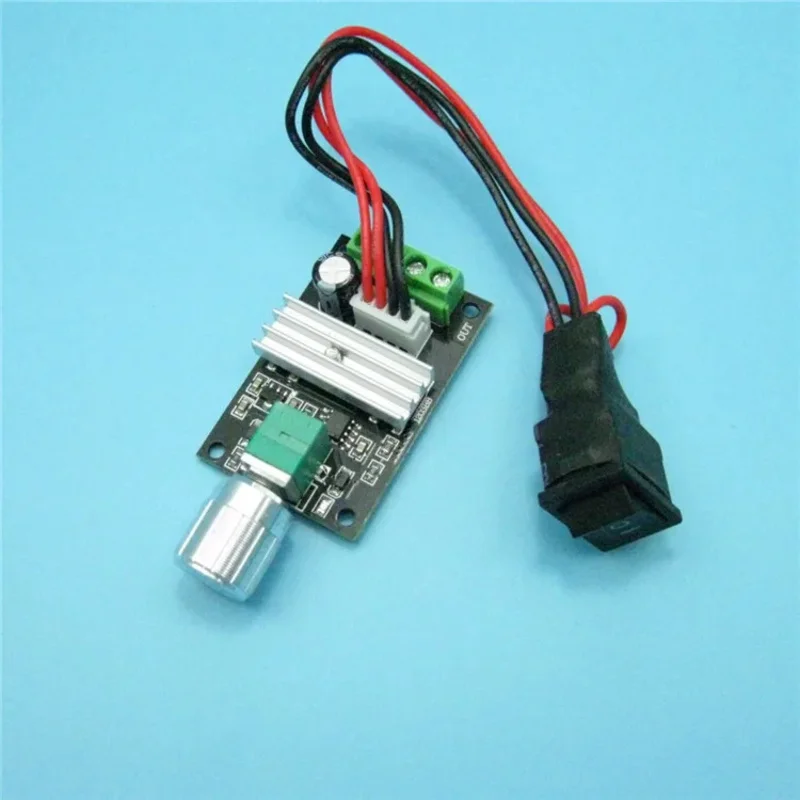 PWM DC Motor Governor 6V12V24V 3A Speed Control Switch Forward and Reverse with Switch Function