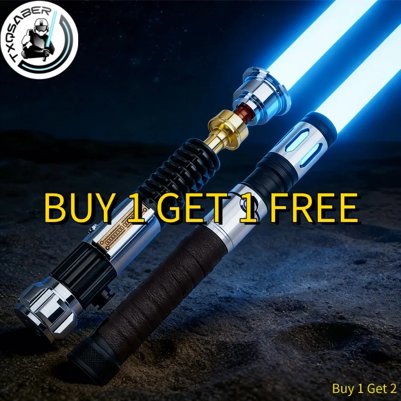 

Лазерный меч TXQSABER Оби-Ван Кеноби Neo Pixel SNV4 Proffie с плавным движением, управлением через приложение, металлической рукоятью, реплика для косплея