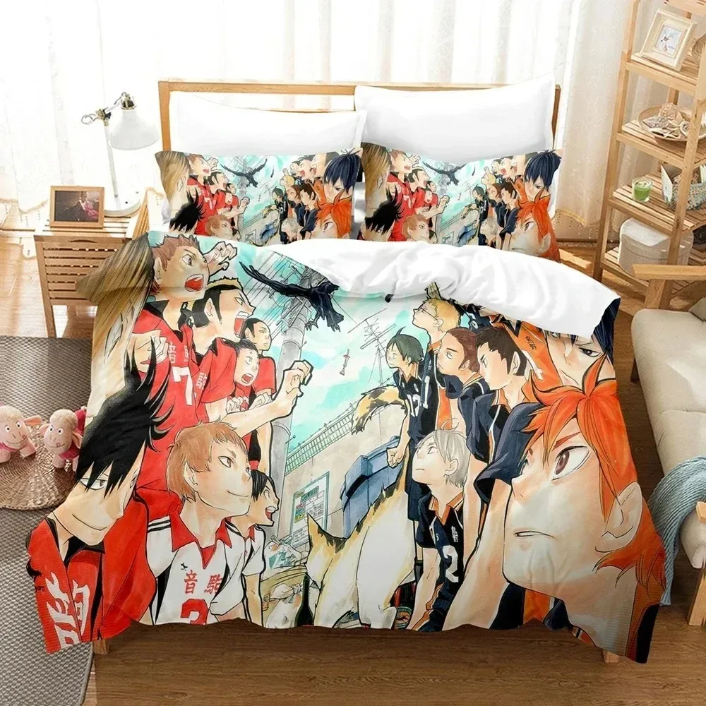 

The Volleyball Junior 3D NEW Duvet Cover Pillowcase Bedding Set Adult Boy Girl Bedroom Decoration Children Single Double Large