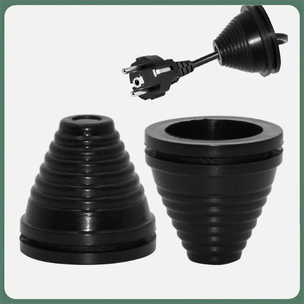 Rubber Tower Type Protection Coil Snap in Grommet Pad Seal Ring O-ring Protective Ring Sealing Cap Hole Plug Wire Guard Ring