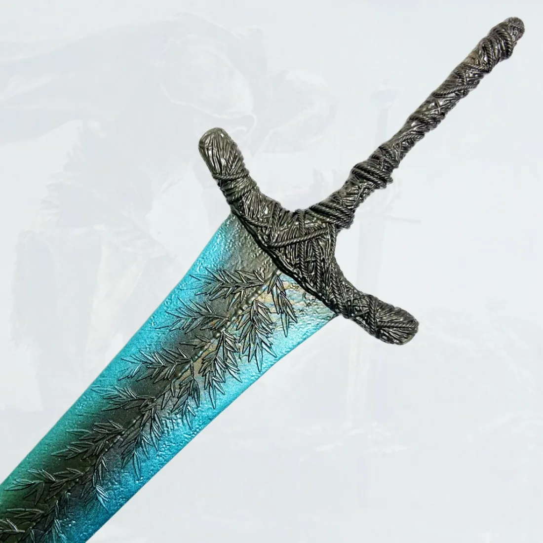 11.6 inch Elden Dark Moon Greatsword Metalen Katana Zwaard Originele Samurai Ninja Mes Katana Sabel Cosplay Accessoires Prop Speelgoed